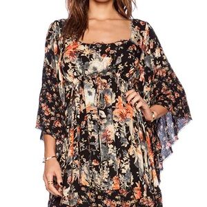 Free People Heart of Gold Dress in Moonlight Garden